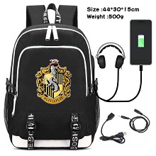 Harry Potter USB charging laptop backpack school bag