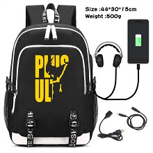 My Hero Academia anime USB charging laptop backpack school bag