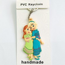 Frozen anime two-sided key chain