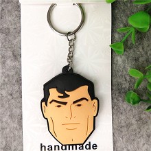 Super Man anime two-sided key chain