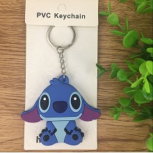 Stitch anime two-sided key chain