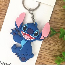 Stitch anime two-sided key chain