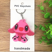 Stitch anime two-sided key chain