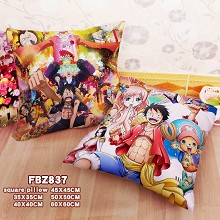 One Piece anime two-sided pillow