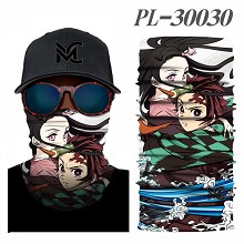 Demon Slayer anime headgear stocking mask magic scarf neck face mask