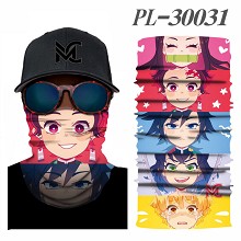 Demon Slayer anime headgear stocking mask magic scarf neck face mask