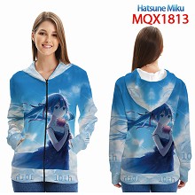 Hatsune Miku anime long sleeve hoodie cloth