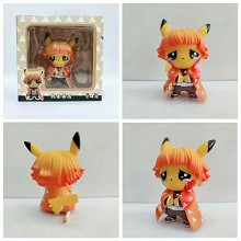 Pikachu cos Demon Slayer Agatsuma Zenitsu anime figure