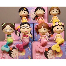 Chi-bi Maruko anime figures set(7pcs a set)