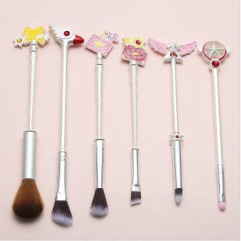 Card Captor Sakura anime makeup Brush(6pcs a set)