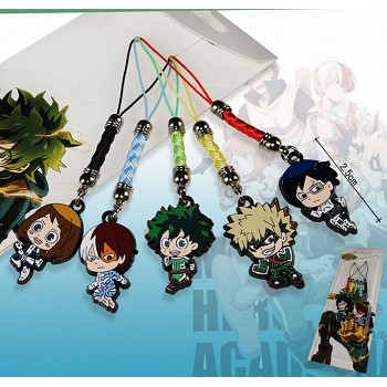 My Hero Academia anime phone straps(5pcs a set)