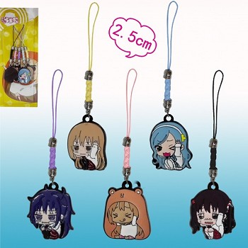 Himoutou Umaru-Chan anime phone straps(5pcs a set)