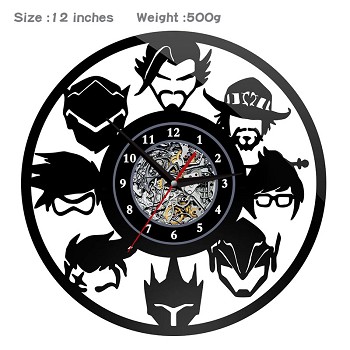 Overwatch game wall clock