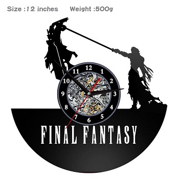 Final Fantasy anime wall clock