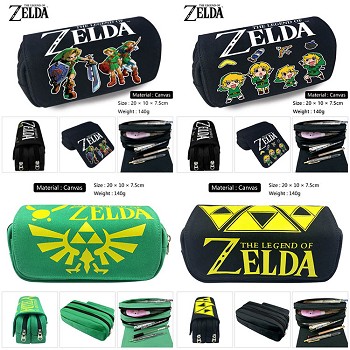 The Legend of Zelda game canvas pen bag pencil bag