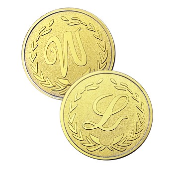 W gold Commemorative Coin Collect Badge Lucky Coin Decision Coin