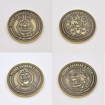 Five Nights at Freddy's Commemorative Coin Collect Badge Lucky Coin Decision Coin