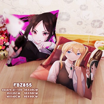 Kaguya sama anime two-sided pillow