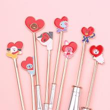 BTS star makeup Brush(8pcs a set)