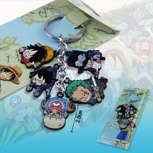 One Piece anime key chain