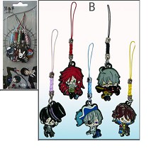 Kuroshitsuji Black Butler anime phone straps(5pcs ...