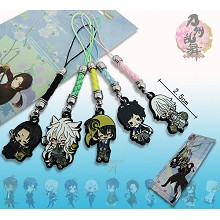 Touken Ranbu Online anime phone straps(5pcs a set)