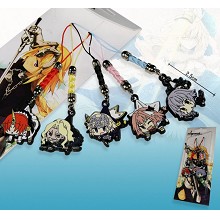 Fate anime phone straps(5pcs a set)