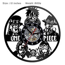 One Piece anime wall clock