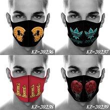 Stranger Things anime trendy mask printed wash mask