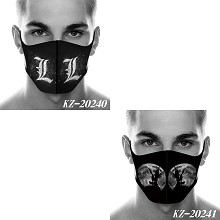 Death Note anime trendy mask printed wash mask