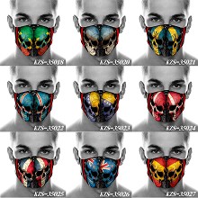 The skull trendy mask printed wash mask