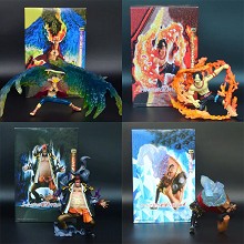 One Piece anime figures set(4pcs a set)