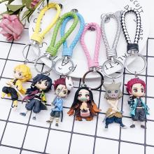 Demon Slayer anime figures key chain(6pcs a set)