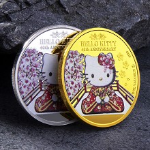 Hello Kitty anime Commemorative Coin Collect Badge...