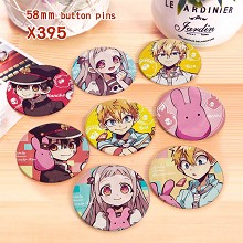 Toilet-bound Hanako-kun anime brooches pins set(8pcs a set)