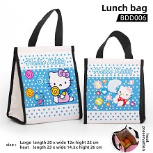 Hello kitty anime lunch bag