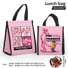 Pink Panther anime lunch bag