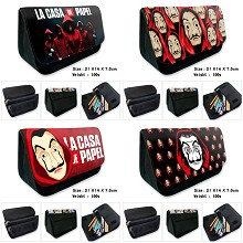 La casa de papel pen bag pencil bag