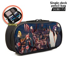 Naruto anime single deck pencil bag pen bag