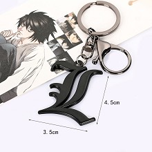 Death Note L anime key chain