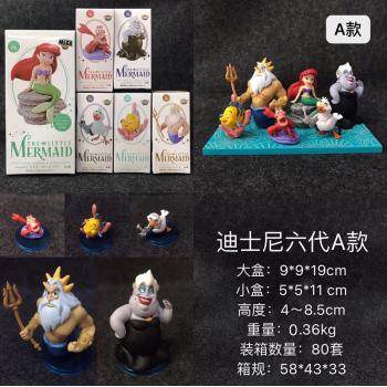 Disney Princess anime figures set(5pcs a set)