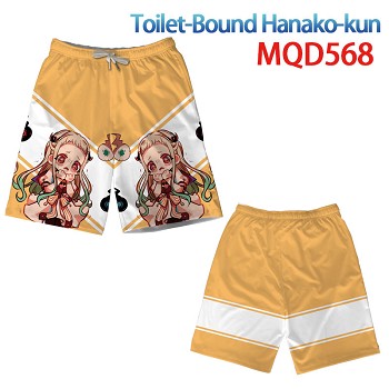 Toilet-Bound Hanako-kun anime beach pants shorts middle pants