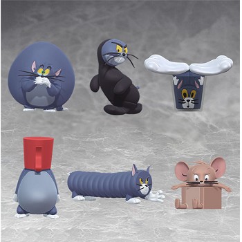 Tom and Jerry anime figures set(6pcs a set)