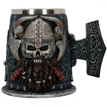 Stainless Steel 3D Skull Skeleton Cup 600ml