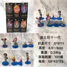 Disney Princess anime figures set(8pcs a set)