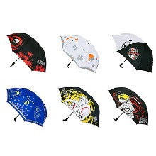 Tokyo ghoul one pice naruto anime umbrella