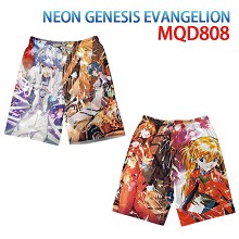 EVA anime beach pants shorts middle pants