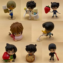 Detective conan anime figures set(8pcs a set)