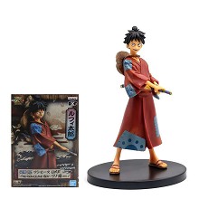 One Piece Wano Country Luffy anime figure