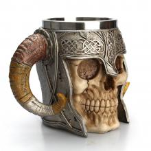 Stainless Steel 3D Skull Skeleton Cup 550ml